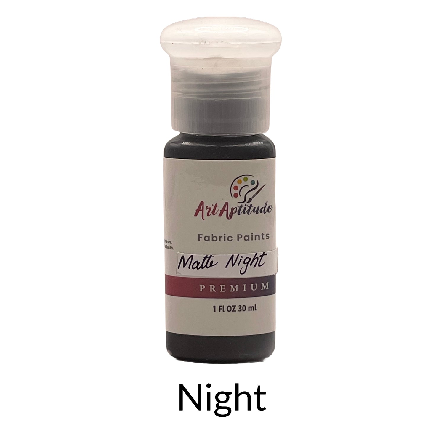 art aptitude fabric paint black
