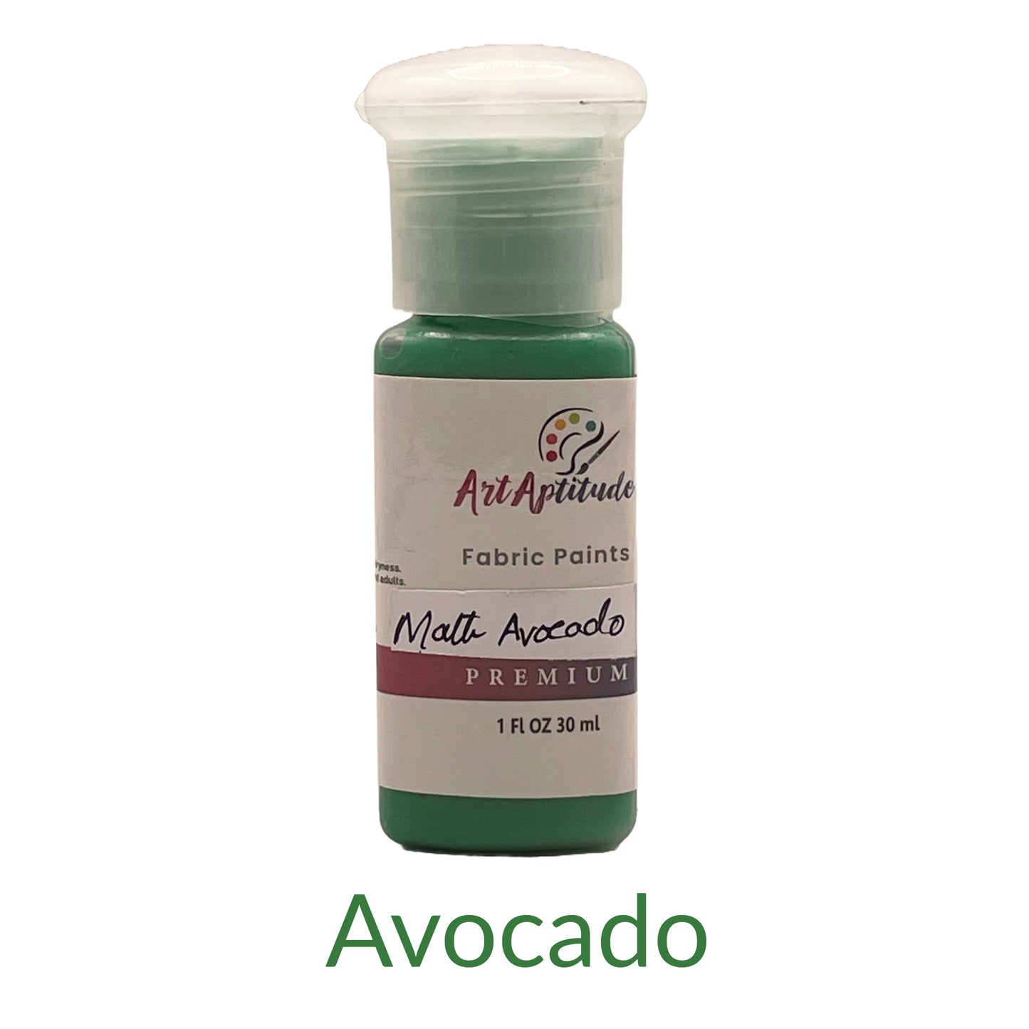 art aptitude fabric paint avocado green