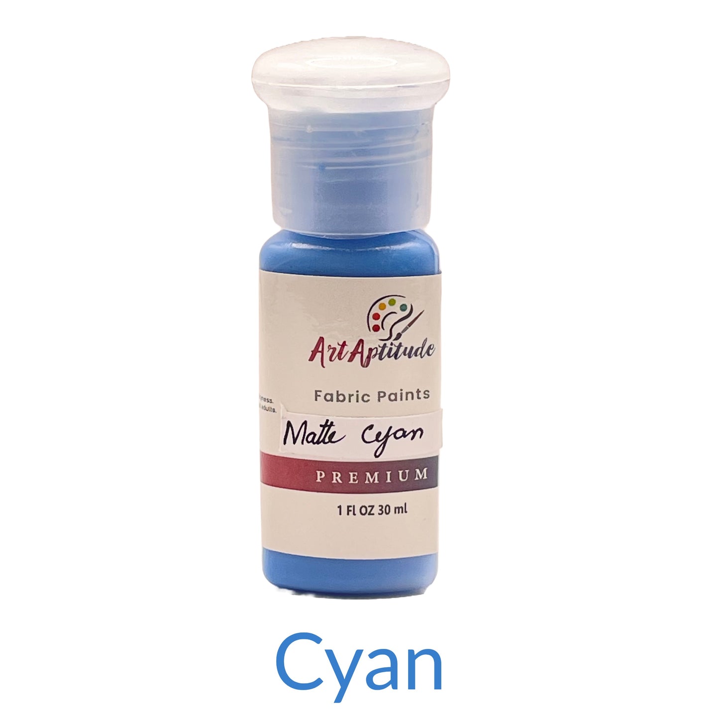 art aptitude fabric paint cyan
