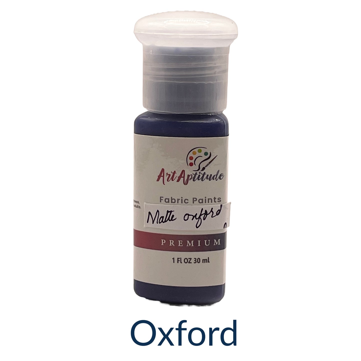art aptitude fabric paint black oxford blue