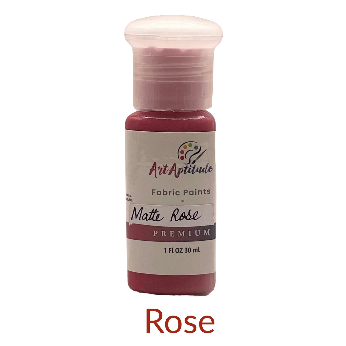 art aptitude matte fabric paint rose