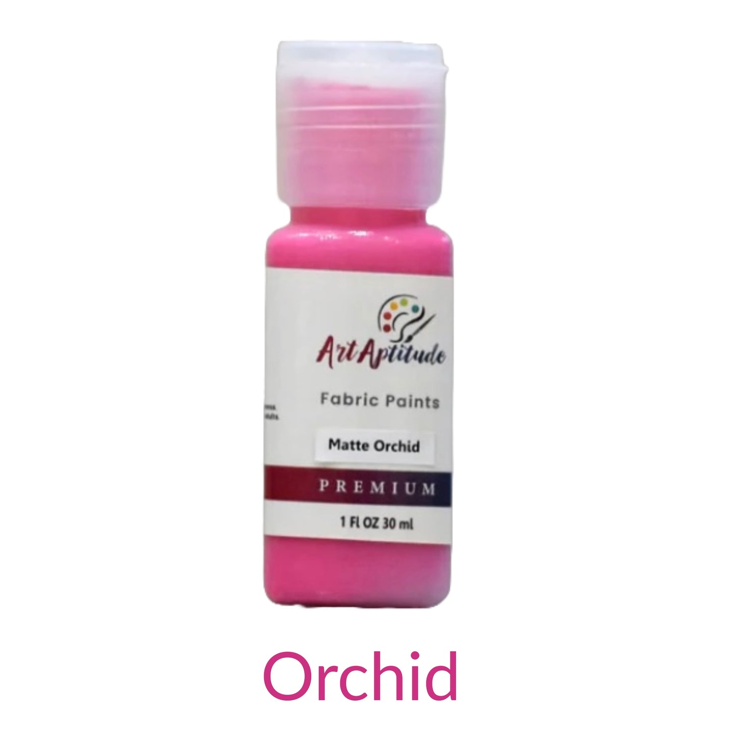 art aptitude matte fabric paint orchid