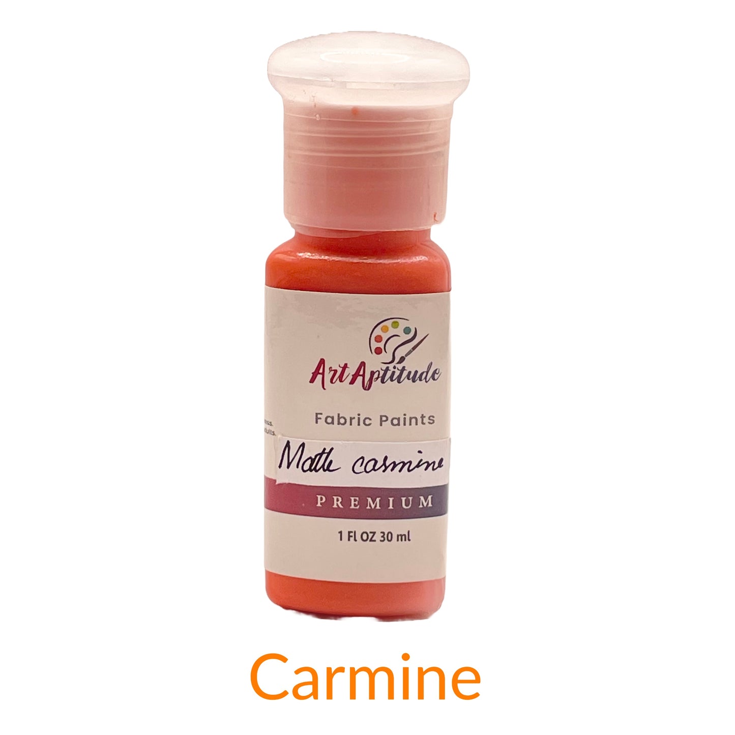 art aptitude matte fabric paint carmine