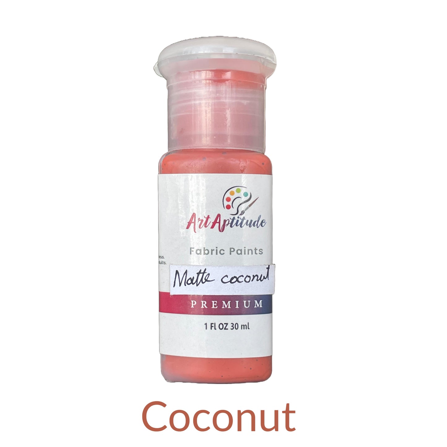 Art Aptitude matte fabric paints – 30ml bottle available in different fabric colours