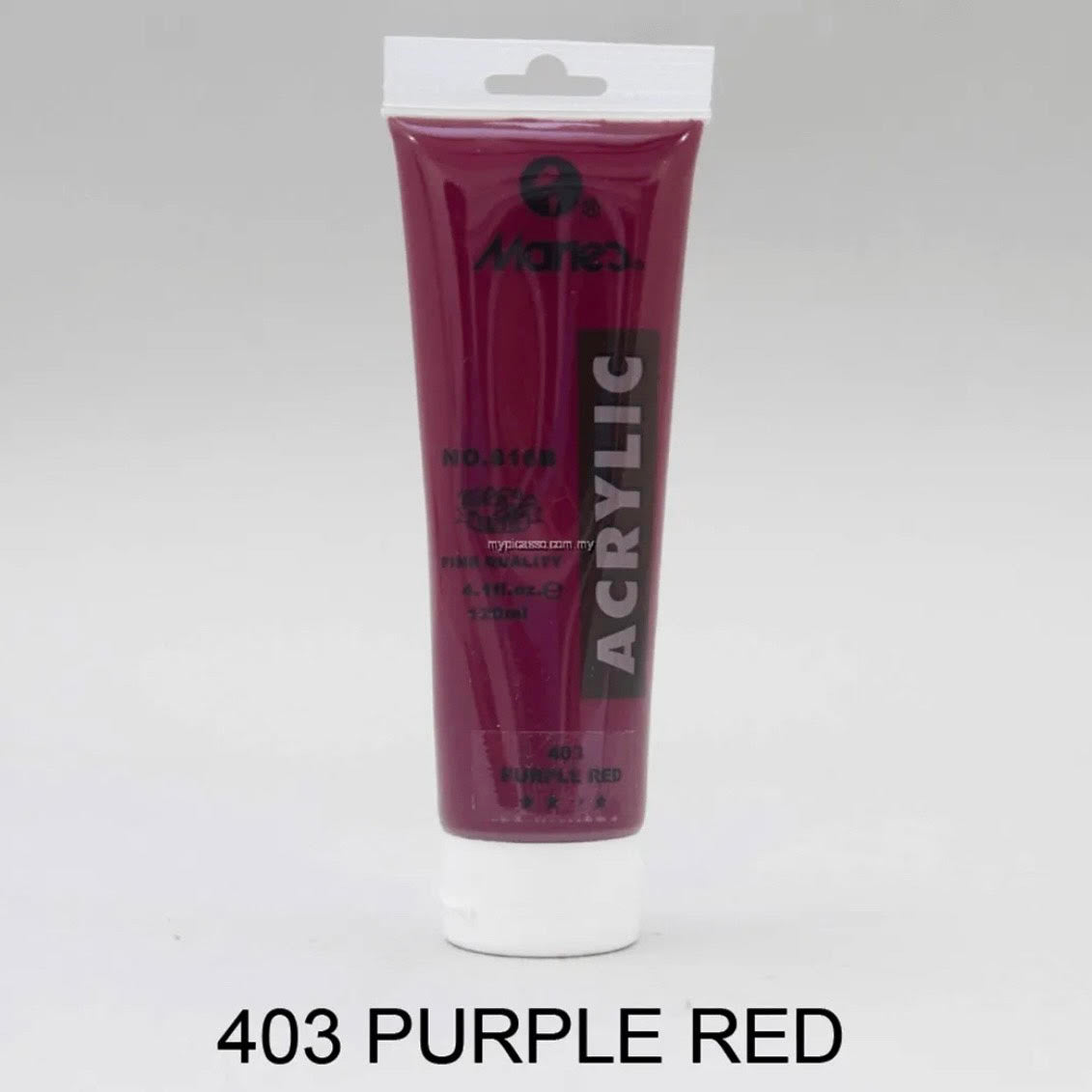 Maries acrylic paint-75ml tube-Purple Red 403