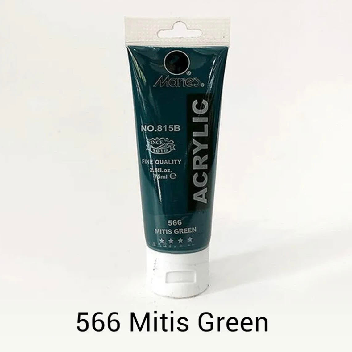 Maries acrylic paint-75ml tube- Mitis Green 566