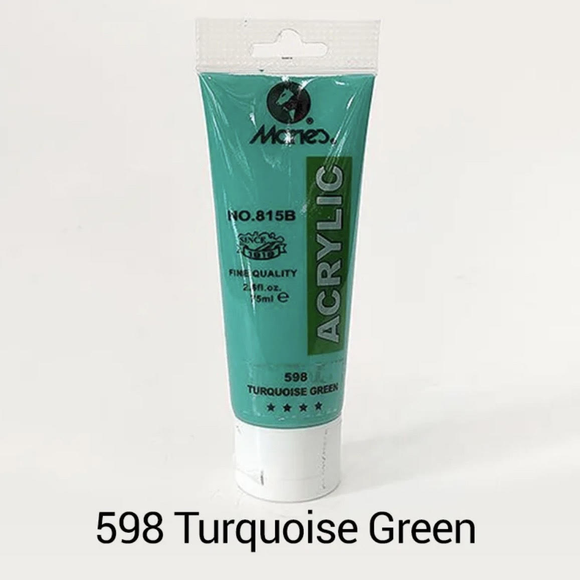 Maries acrylic paint-75ml tube-Turquoise Green 598