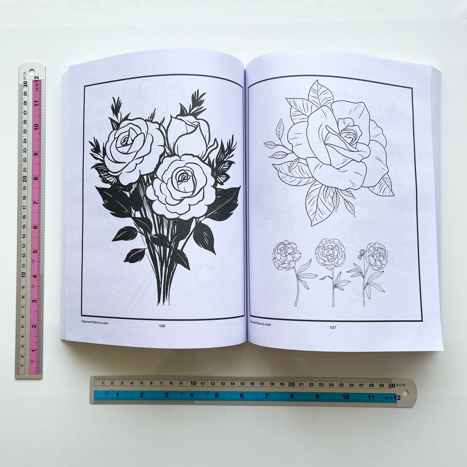 design & art tracing book by tasveer fabrics