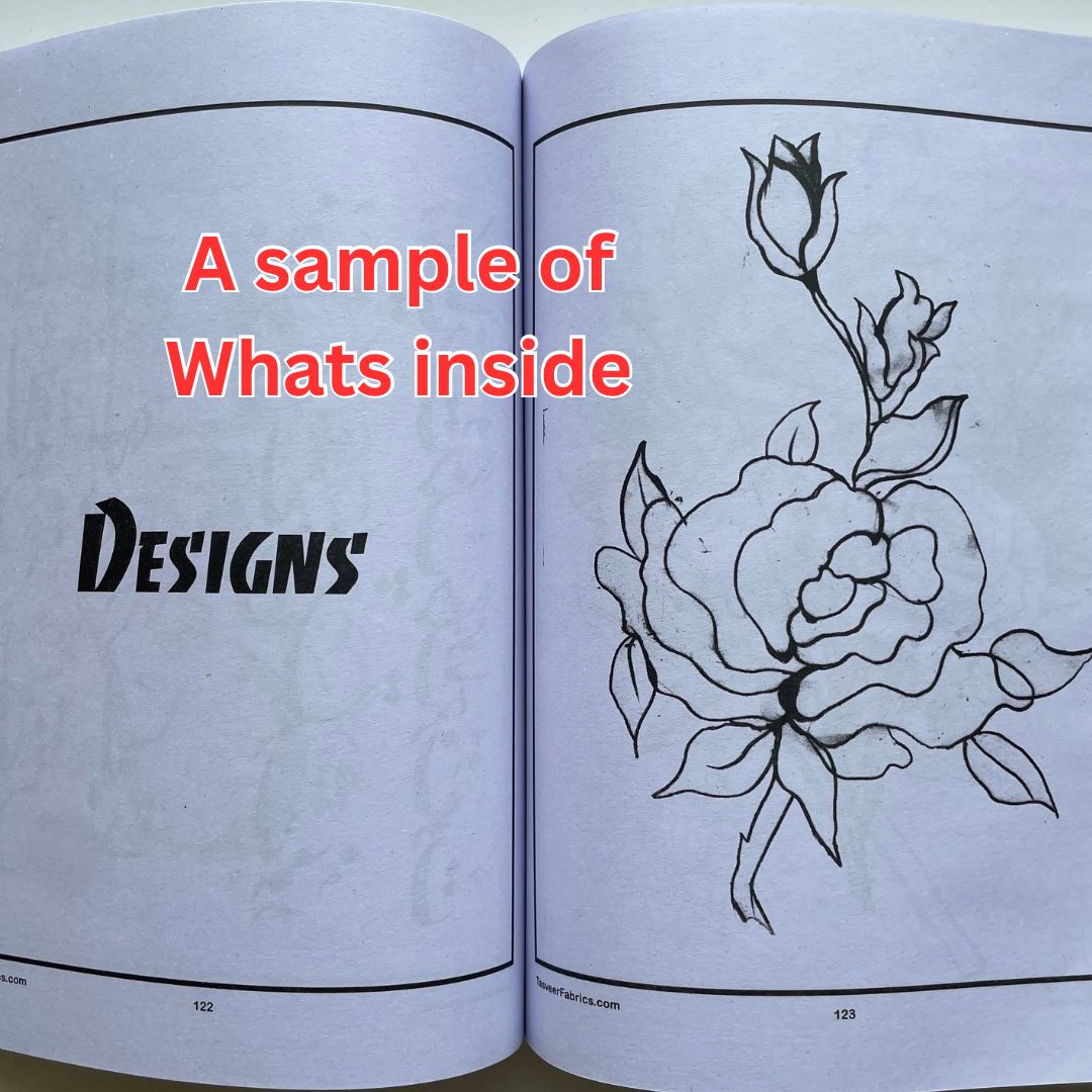 design & art tracing book rose flower
