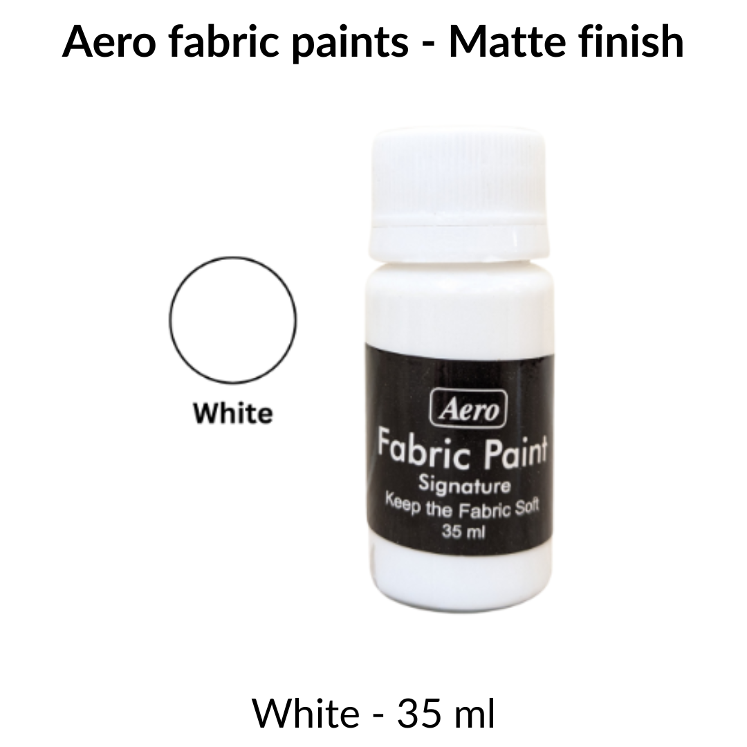AERO Signature Fabric Paints – Matte Finish | 35ml Textile Color for Fabric Art