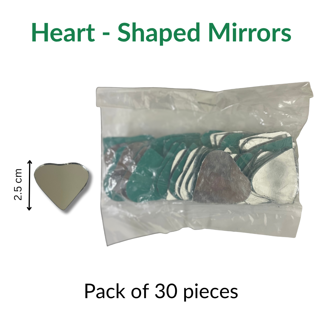 Heart shaped mirrors