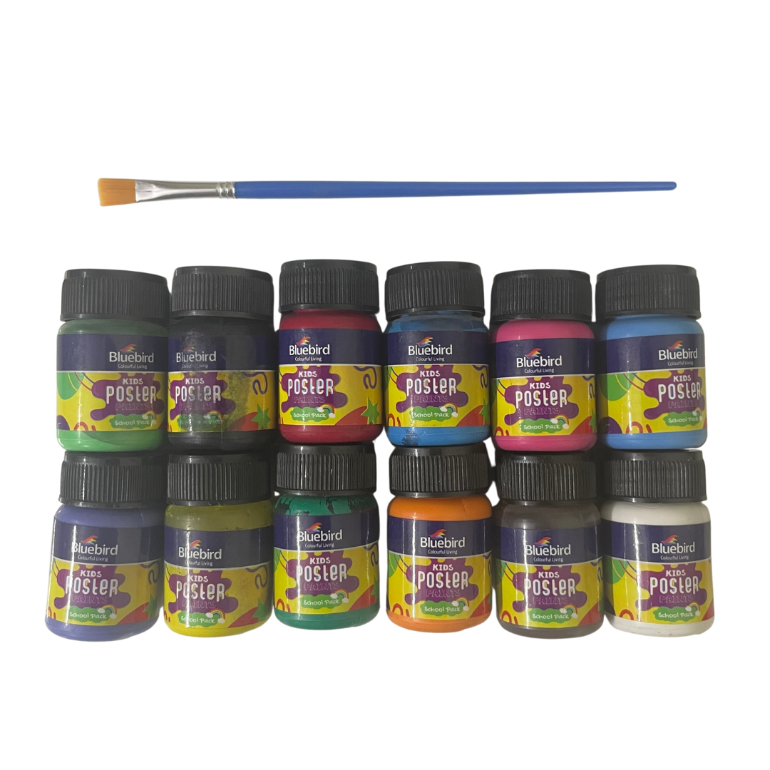 Kids Poster Paints School Pack