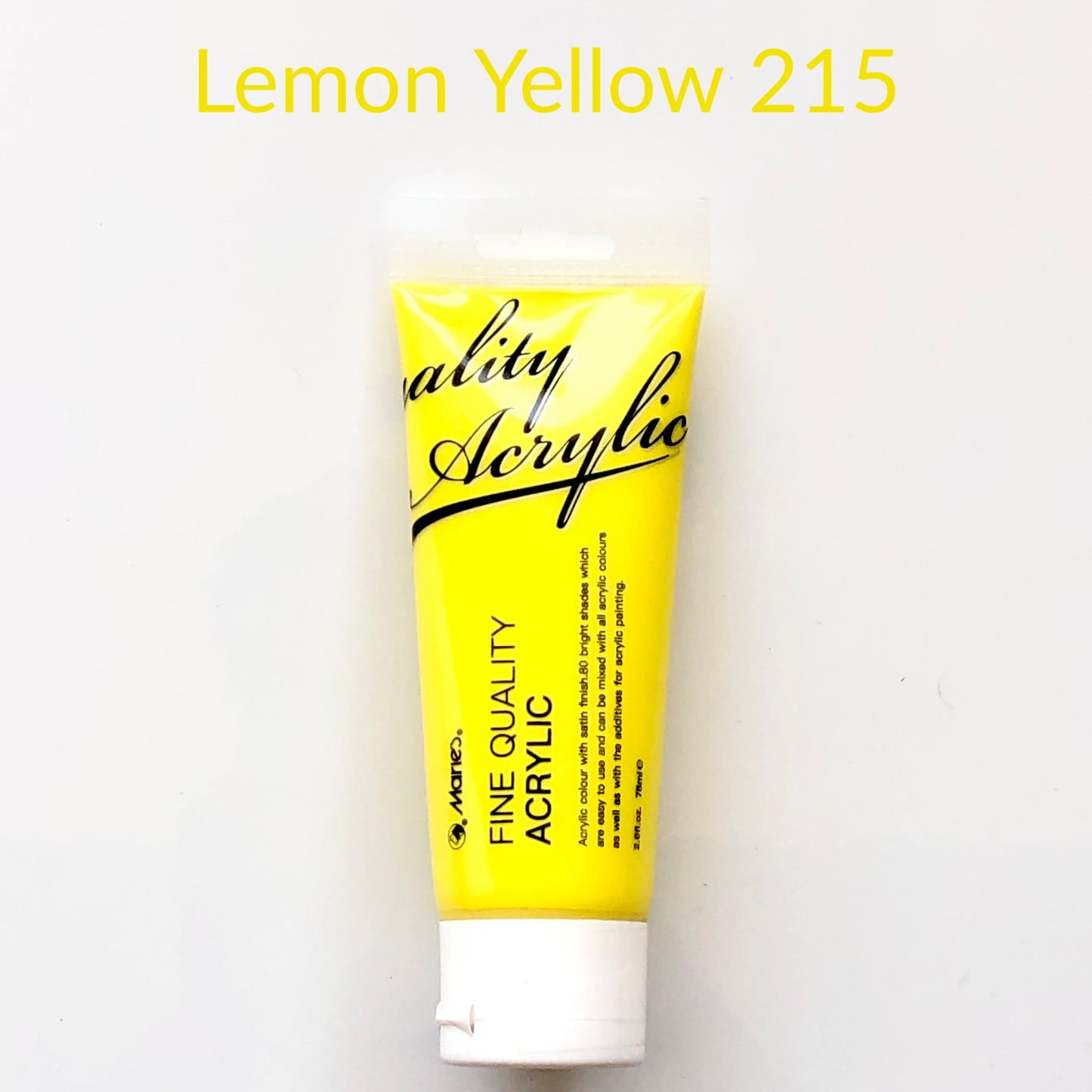 maries acrylic lemon yellow 215