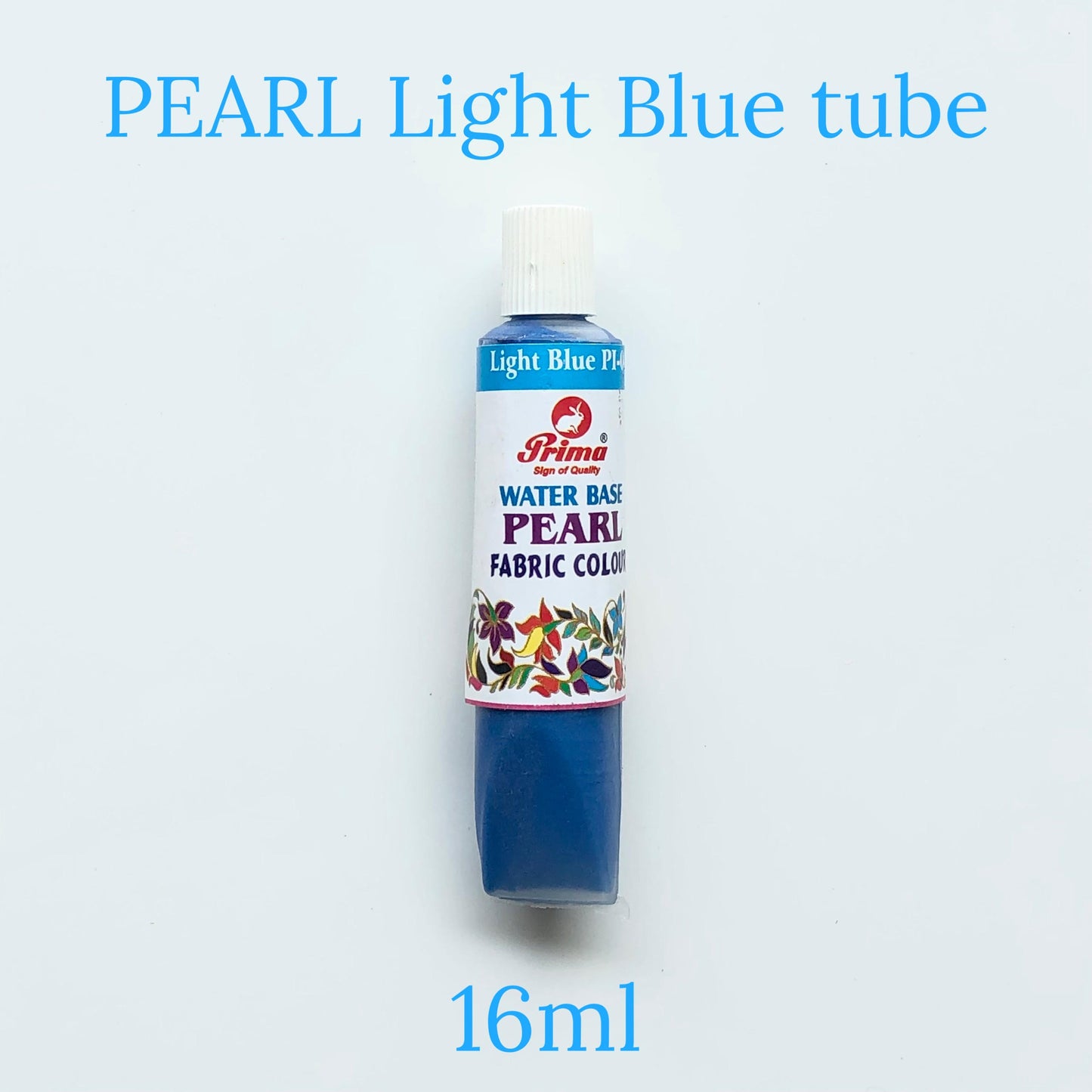 light blue fabric paint