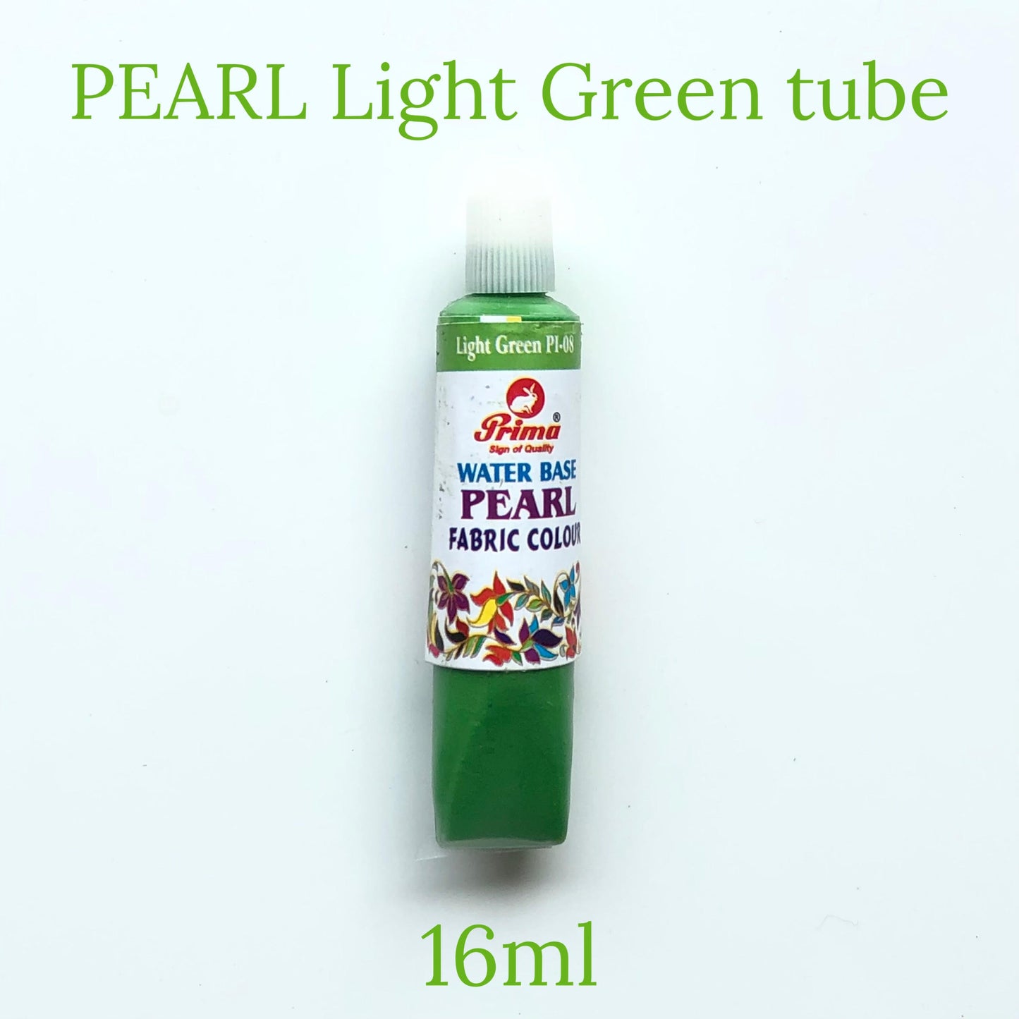 light green fabric paint