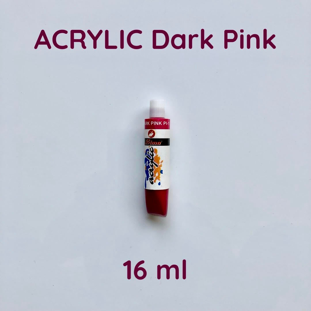 Acrylic Fabric Paint prima - 16ml acrylic tube available in different colours for fabric painting