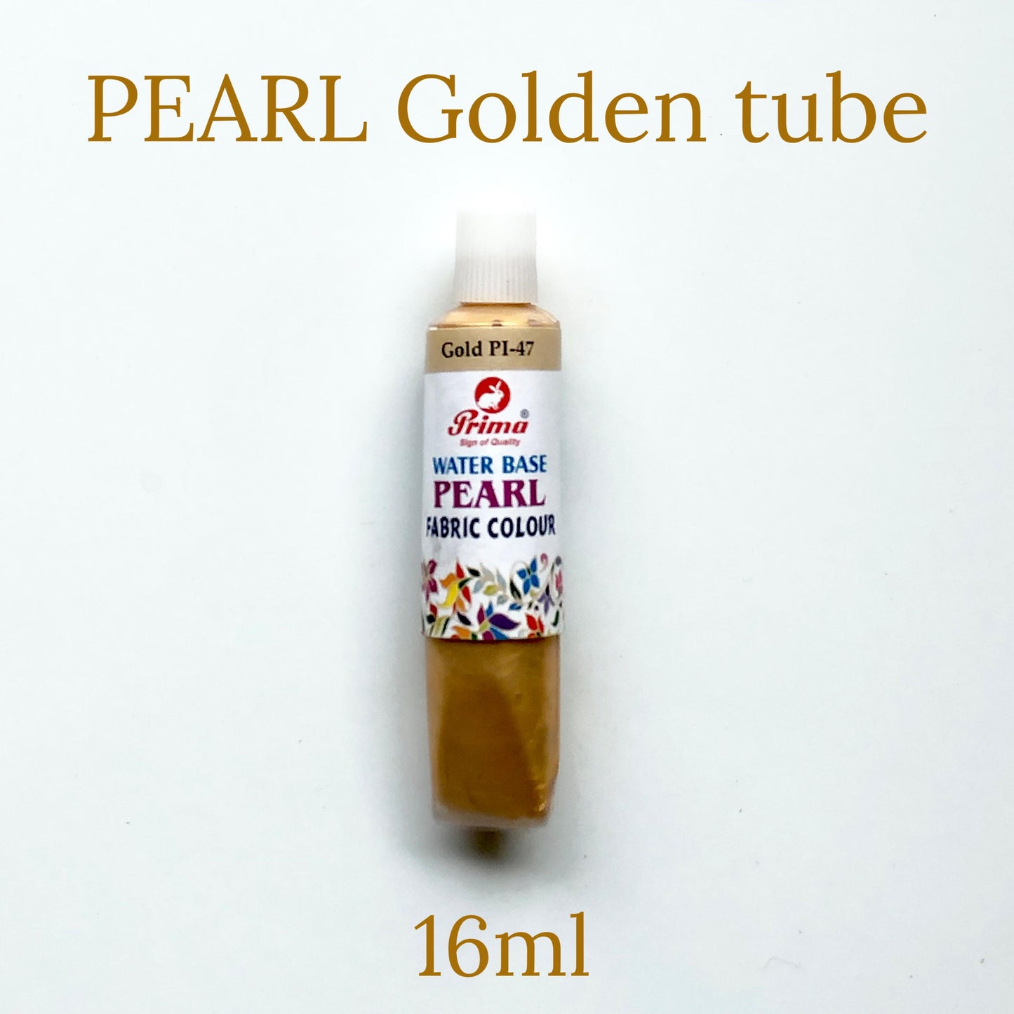 golden fabric paint
