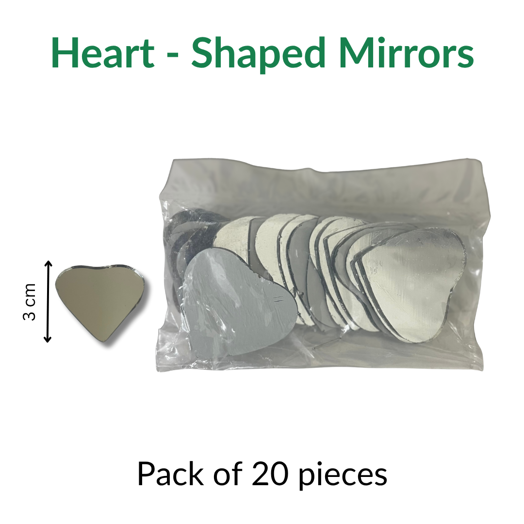 Heart shaped mirrors