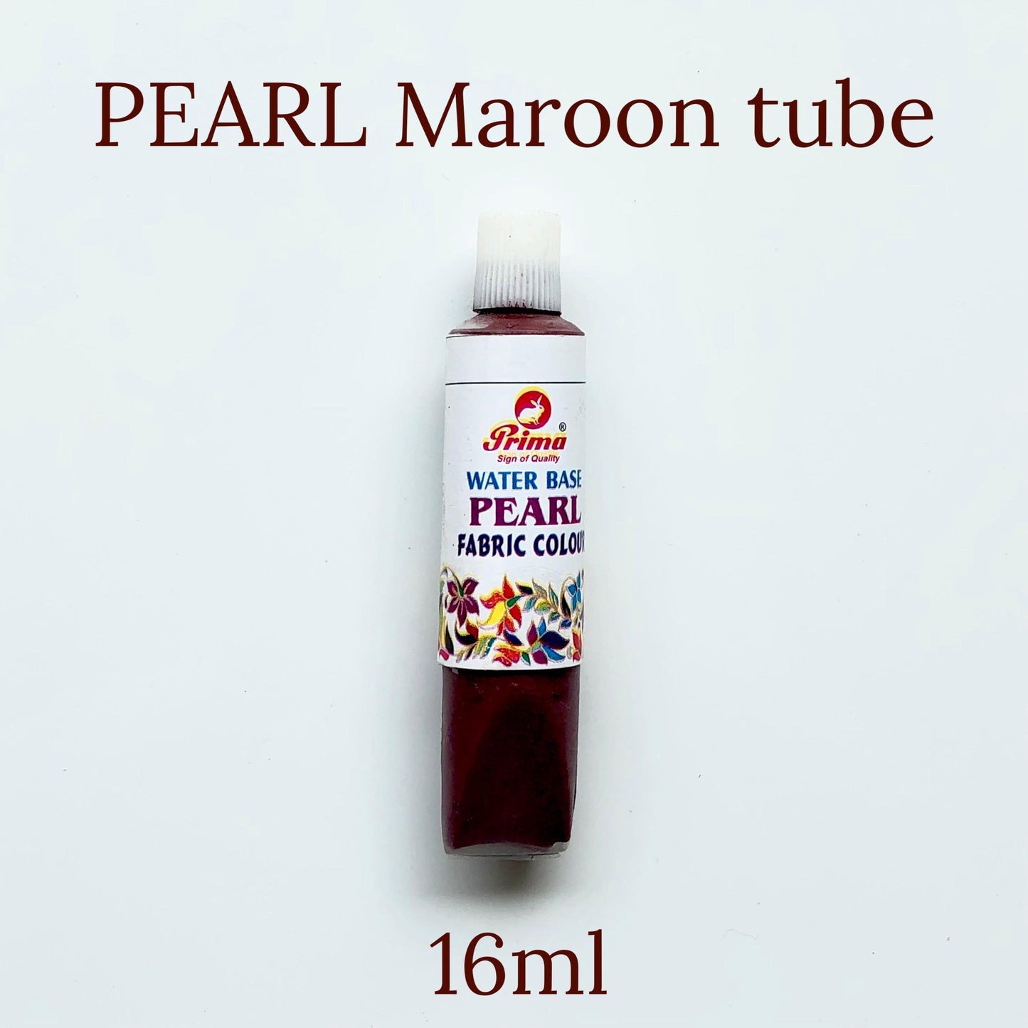 maroon fabric paint