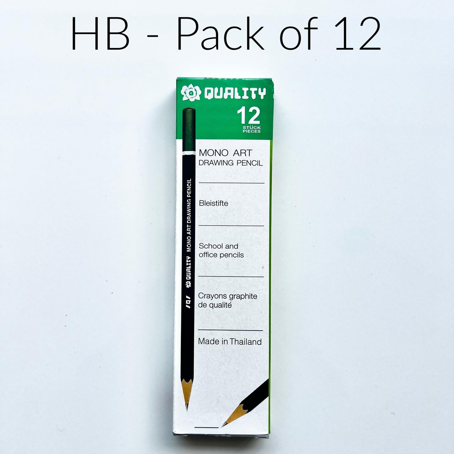 Quality mono art drawing pencil - HB – Pack of 12