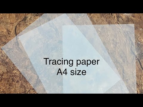 Tracing Paper for drawing. A4 size tracing paper sheets – Tasveer Fabrics