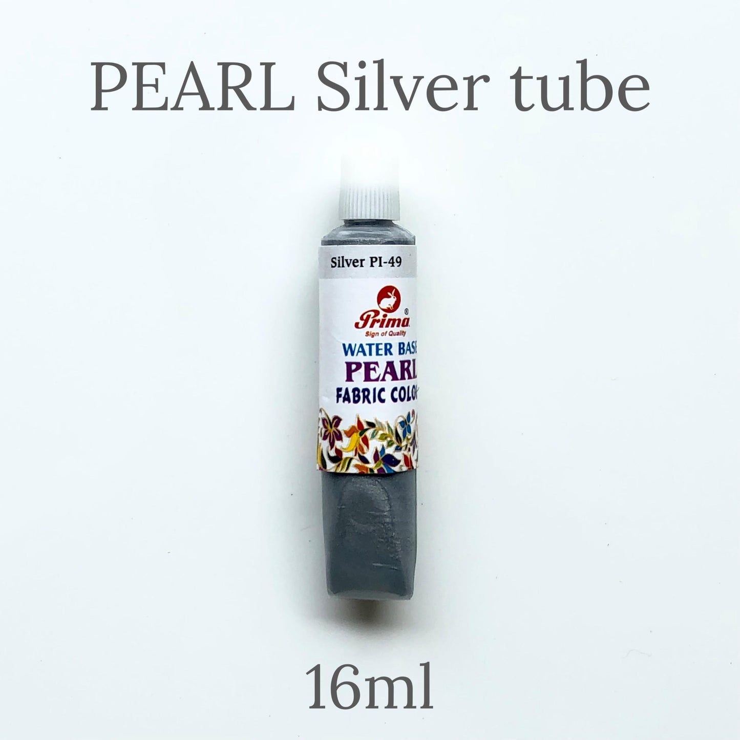 silver fabric paint