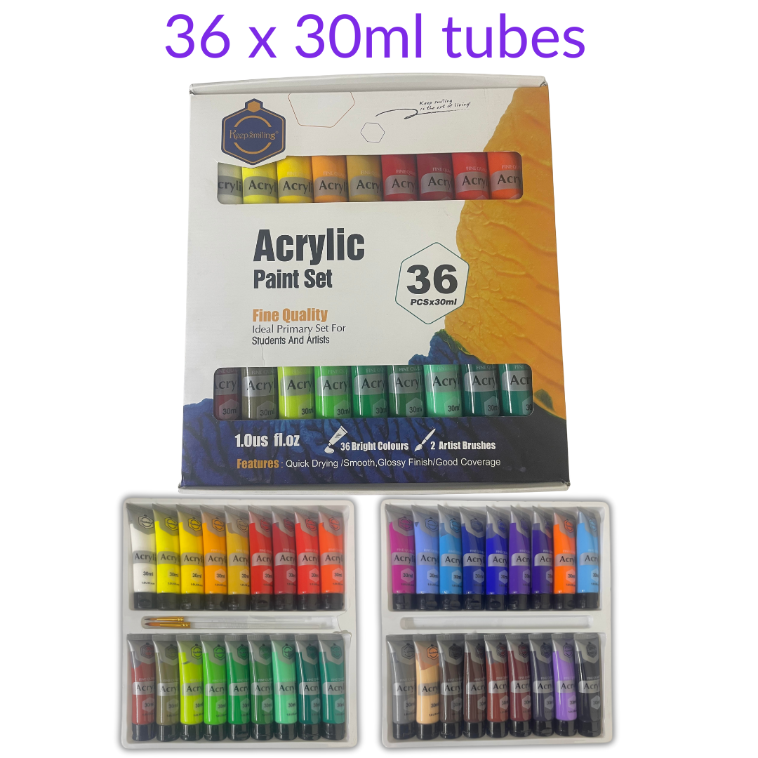 Acrylic Paint keep smiling – available in different set of acrylic colour paints