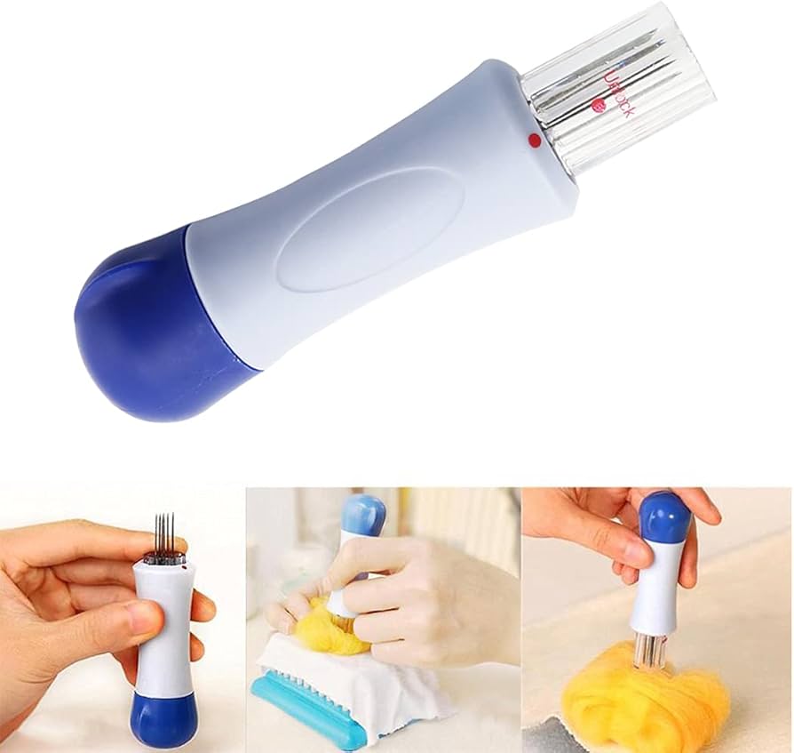 Felting Needle with 7 Needles – Multi-Needle Wool Felting Pen for DIY Crafts & Needle Felting Projects