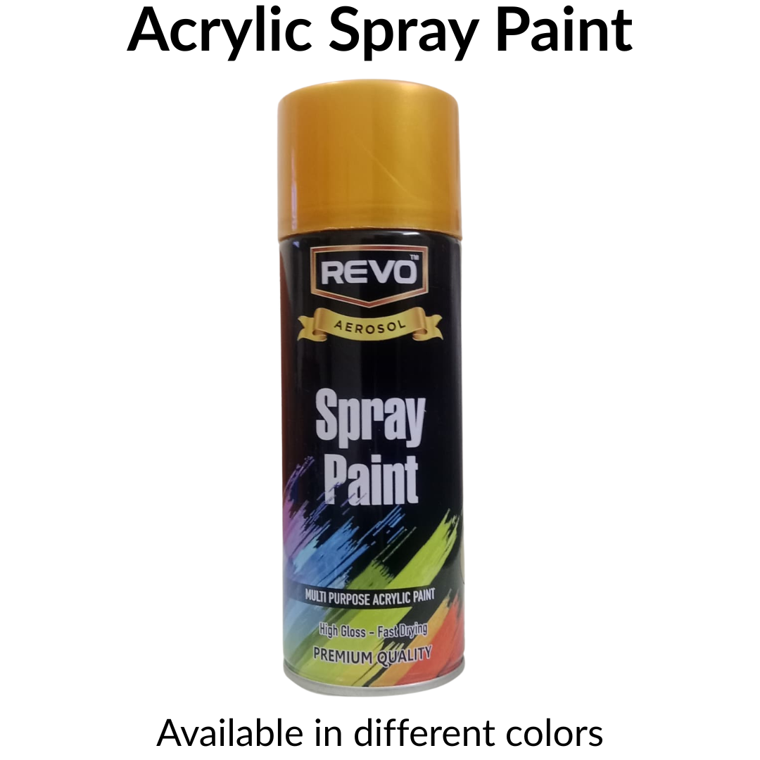 Acrylic spray paint 