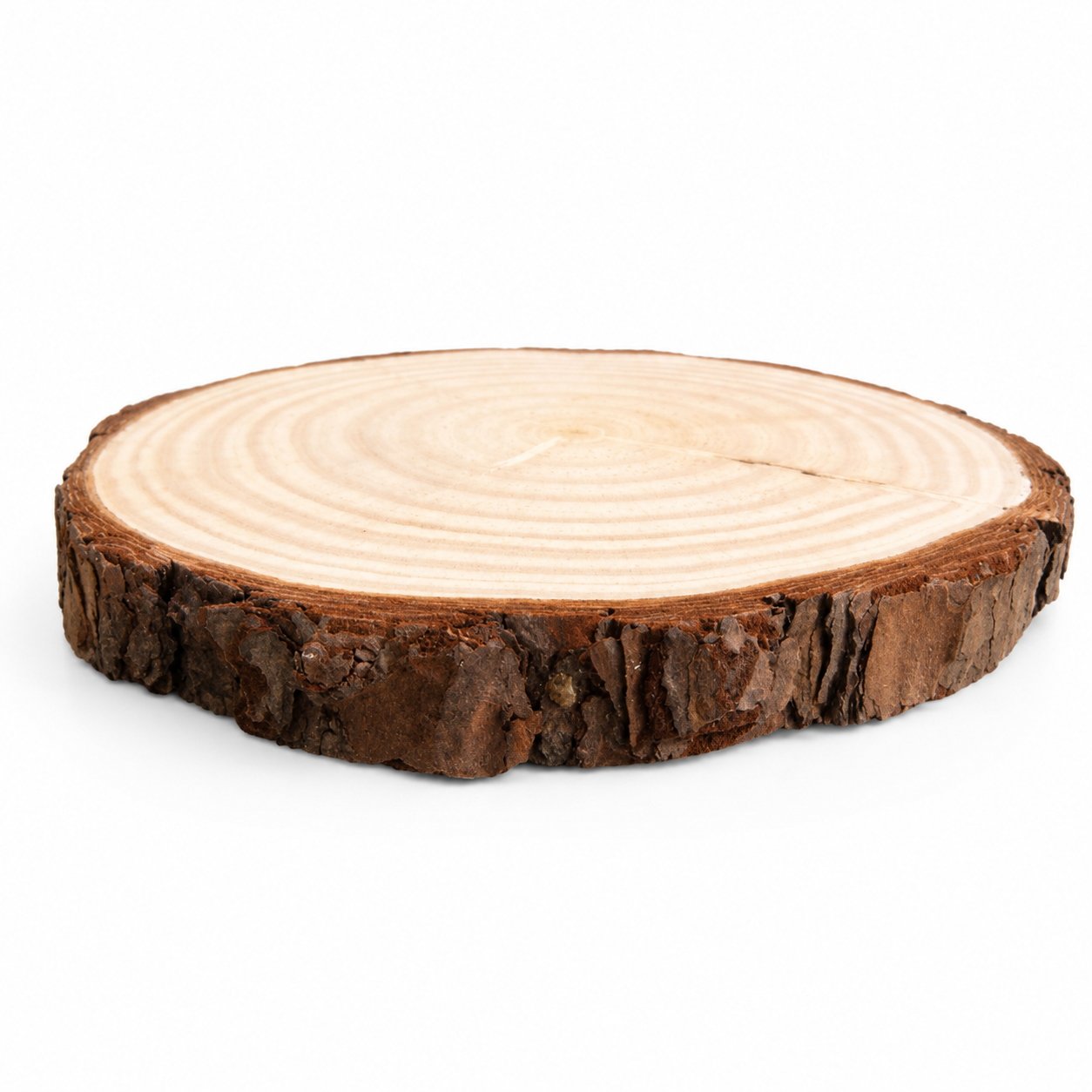 Natural Wooden Log Slice – Round Wood Disc for DIY Crafts, Home Décor, Painting & Wedding Decorations