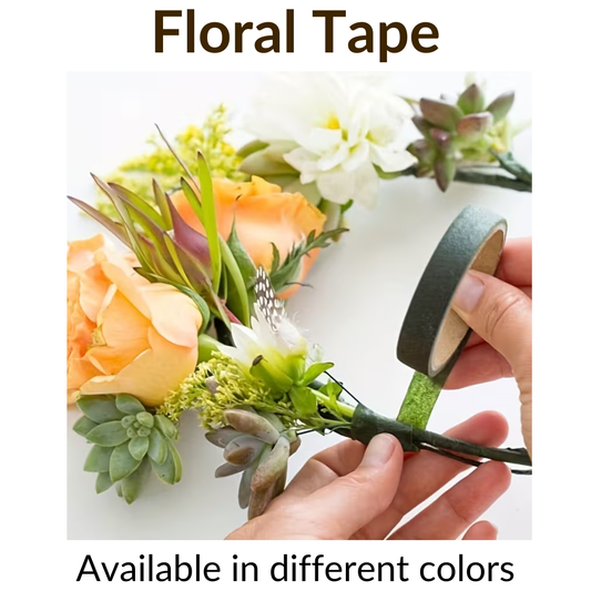 Floral Tape | Crepe Paper for wrapping flower stems, crafts, bouquets, pipe cleaner velvet sticks, chenille stems & paper art decoration