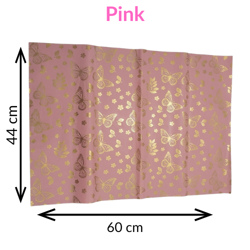 Flower Bouquet Wrapping Sheet | Elegant floral waterproof wrapping paper | Available in multiple colors