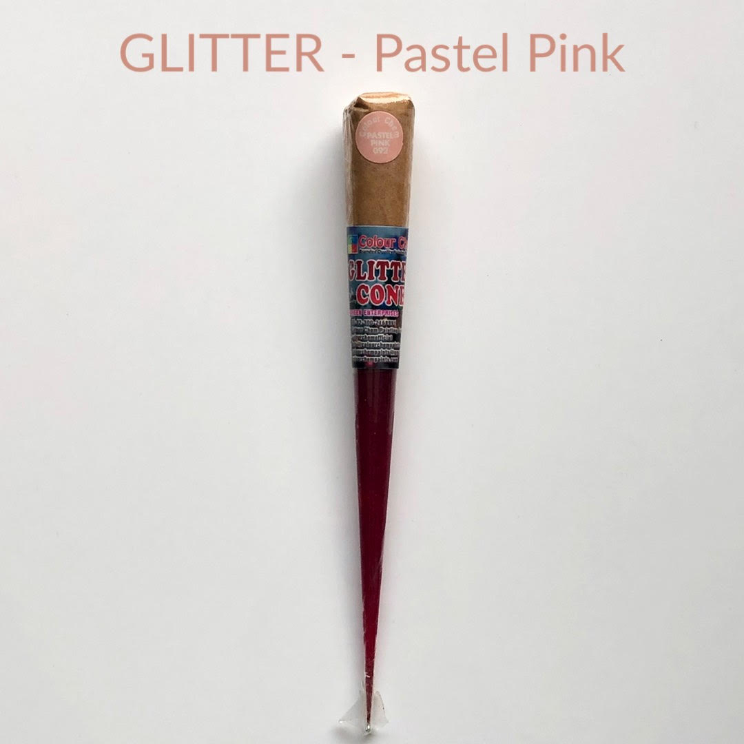 Colour Chem-Fabric Gutta Cone- GLITTER Pastel Pink 092-glitter