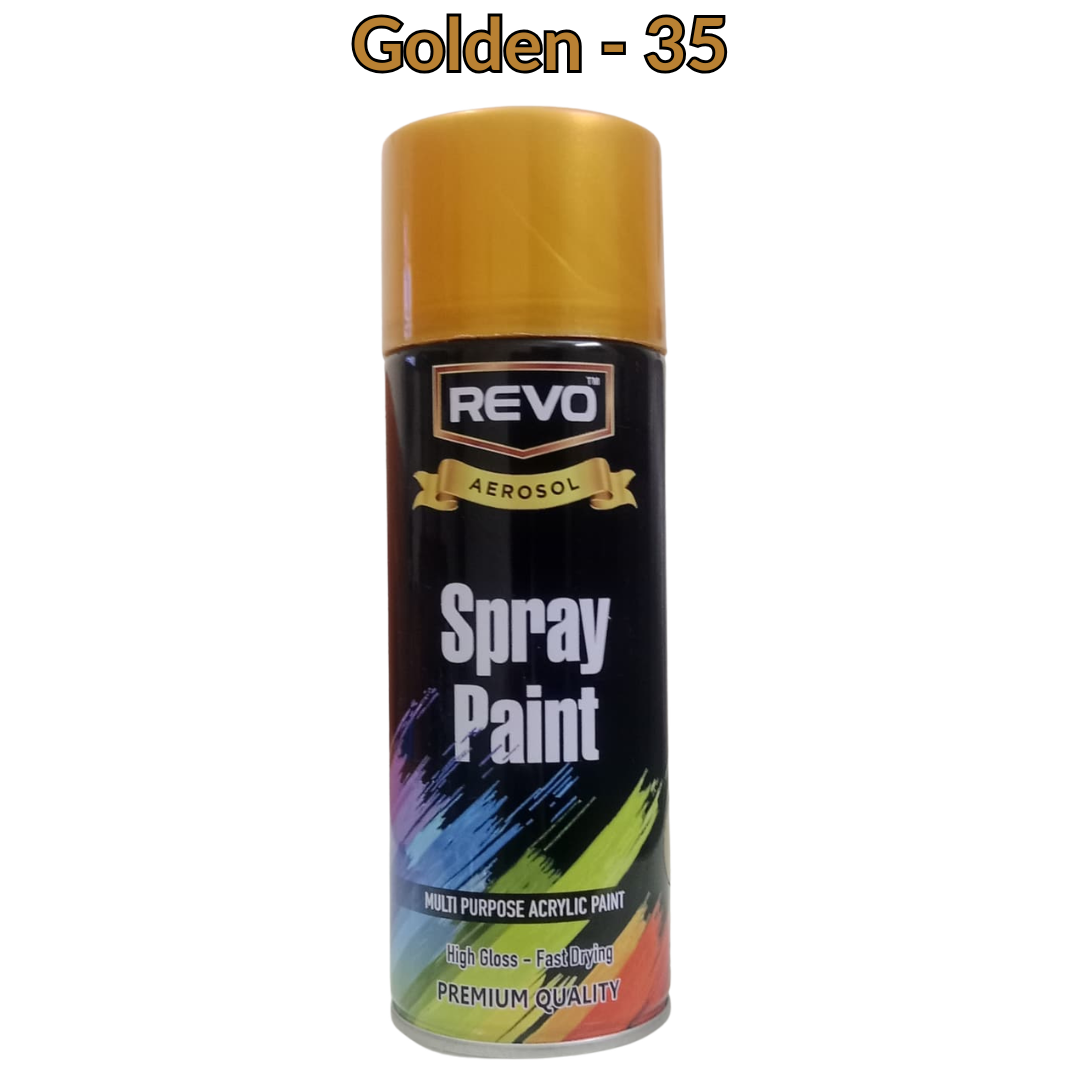 Acrylic spray paint - GOLDEN - 35