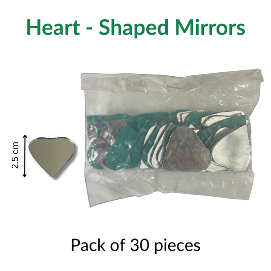 Heart shaped mirrors