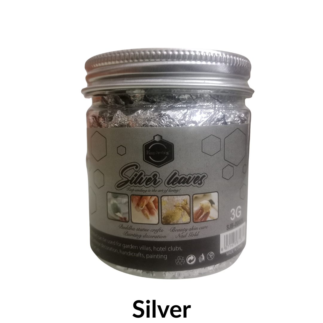 Metallic Foil Flakes - Silver