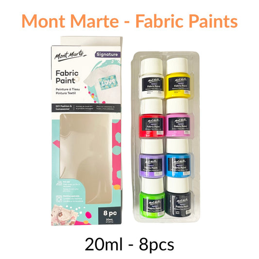 monte marte fabric paints set of 8