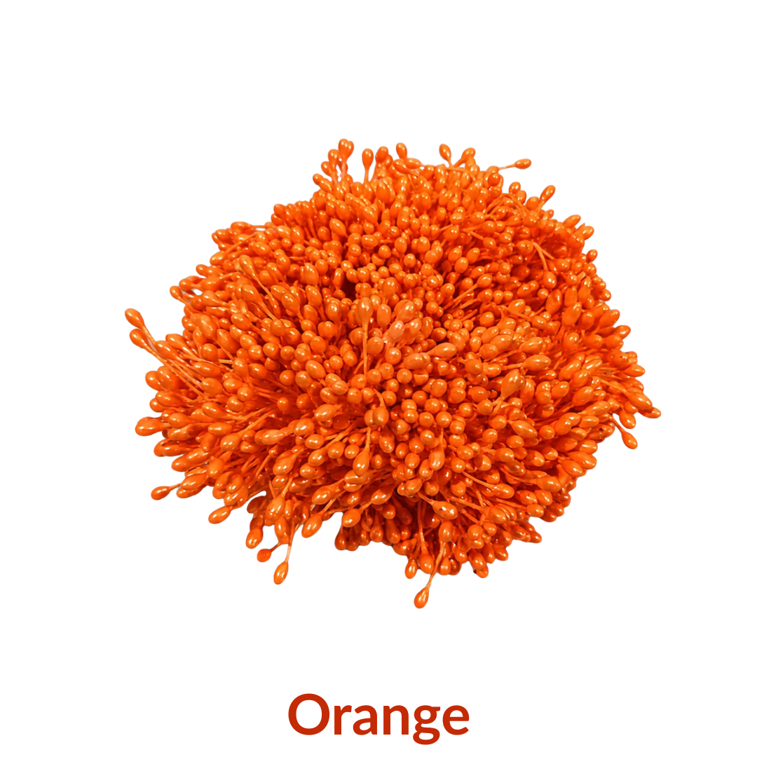Floral Stamen Buds - Orange