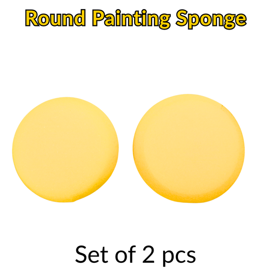 Round painting sponge