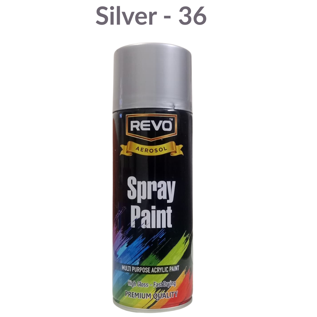 Acrylic spray paint - SILVER - 36
