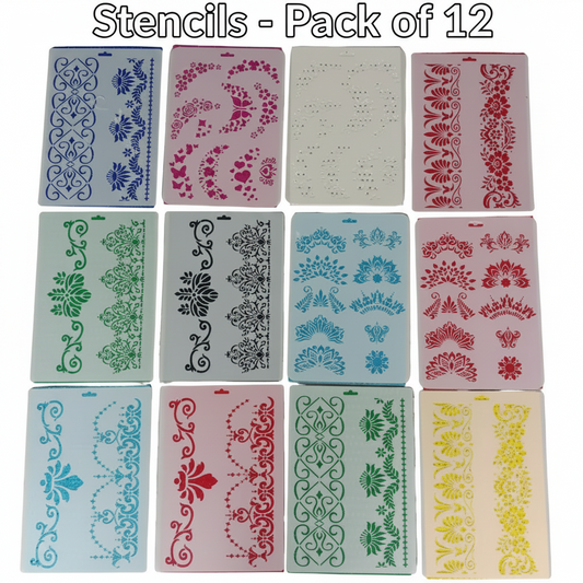 Stencils - Pack of 12