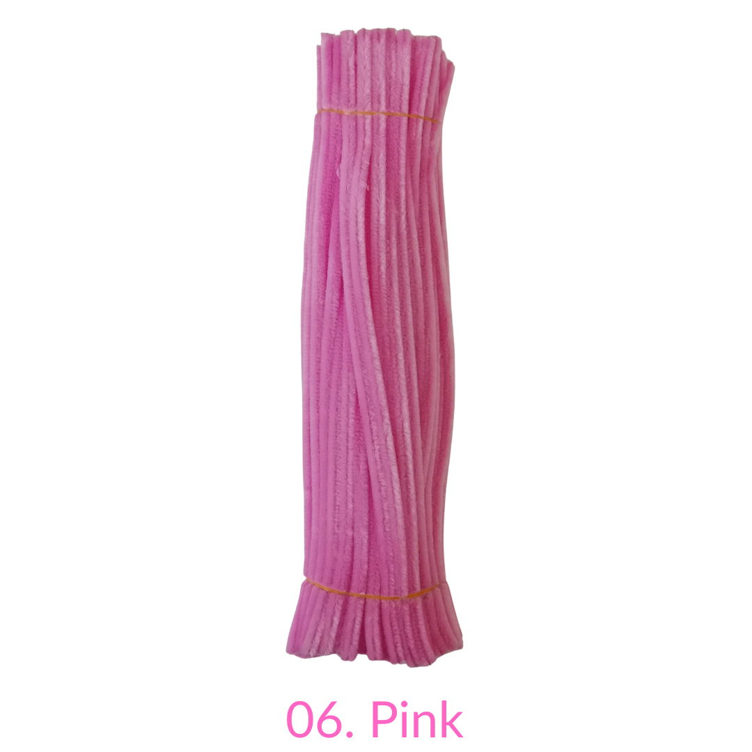 Pink ribbons tied together with a pink label indicating color '06'.