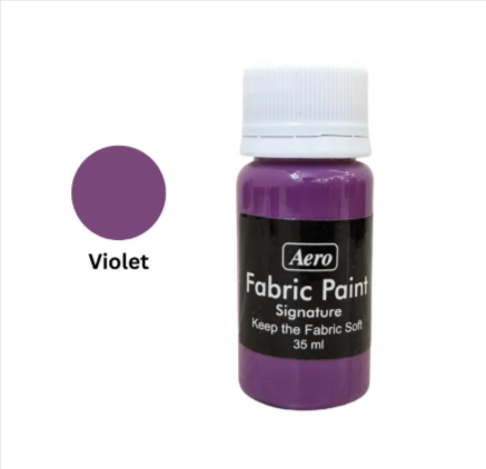 AERO Signature Fabric Paints – Matte Finish | 35ml Textile Color for Fabric Art