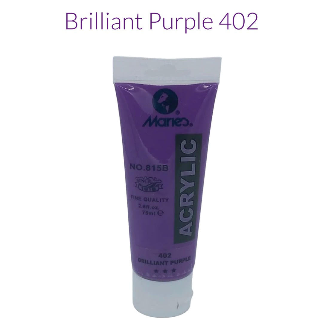 maries acrylic paint brilliant purple 402