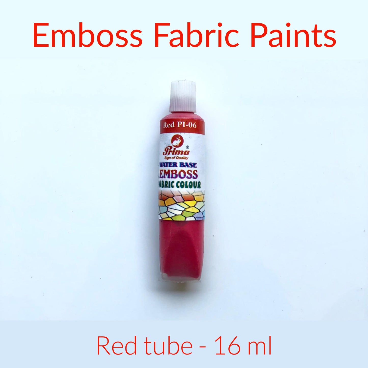 Fabric Paint bottles. 50 ml each bottle. Available in different colours.