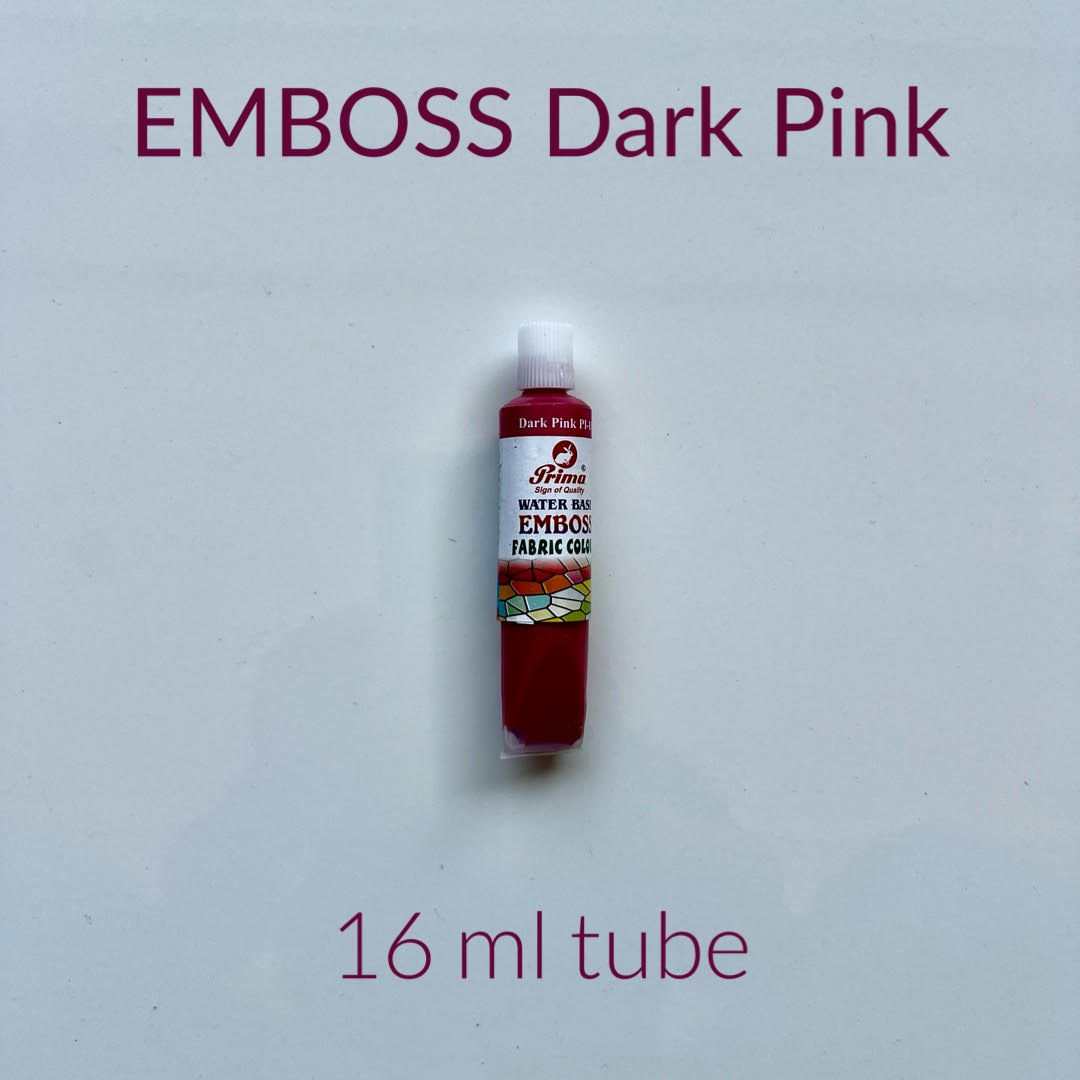 Emboss fabric colours. 3D emboss fabric paint for clothes.16 ml each tube