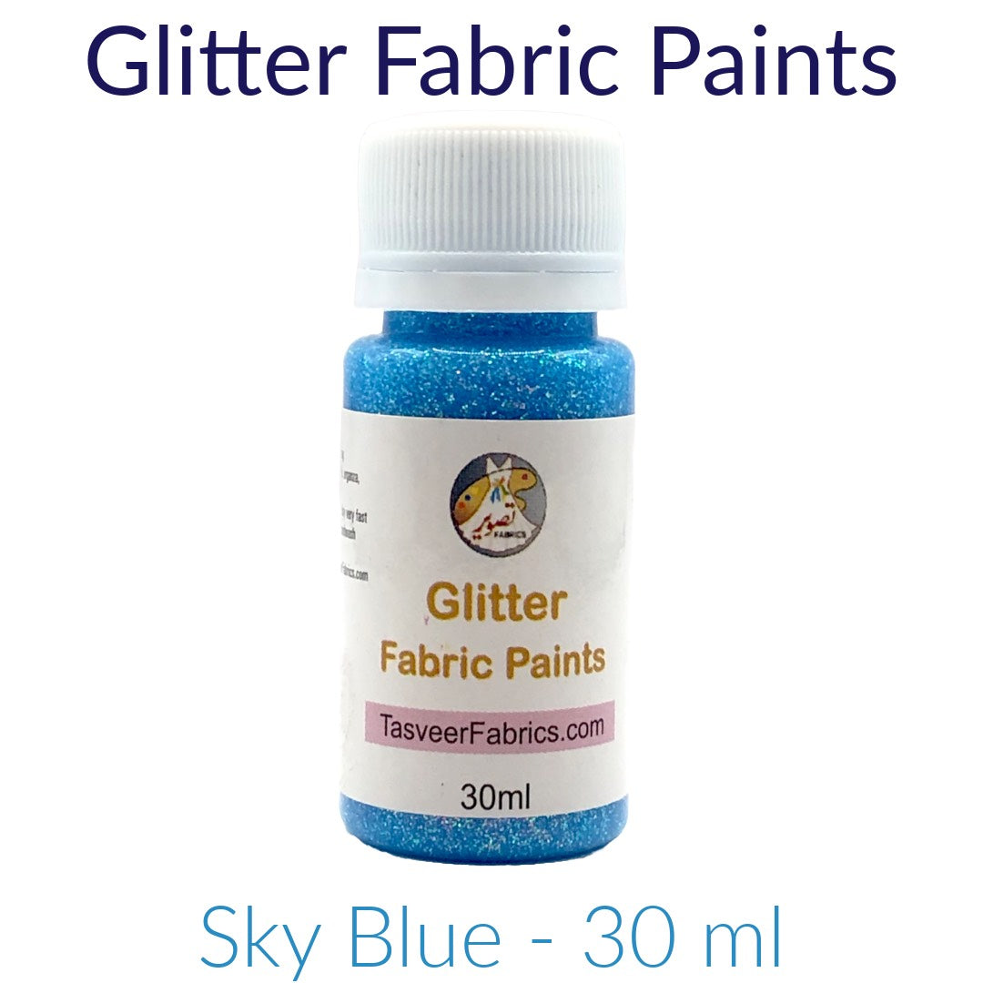 glitter fabric paints