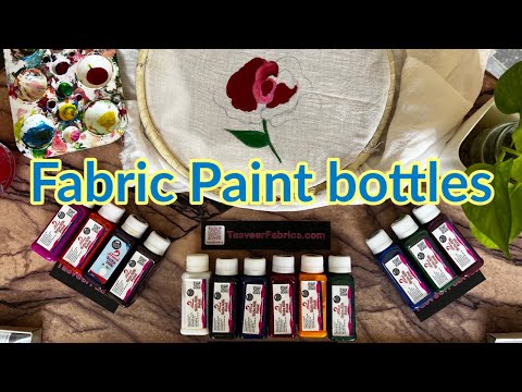 how to use fabric paints