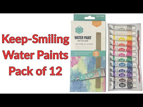 KEEP SMILING WATER COLOUR BOX