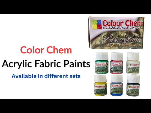 colour cham fabric acrylic paints
